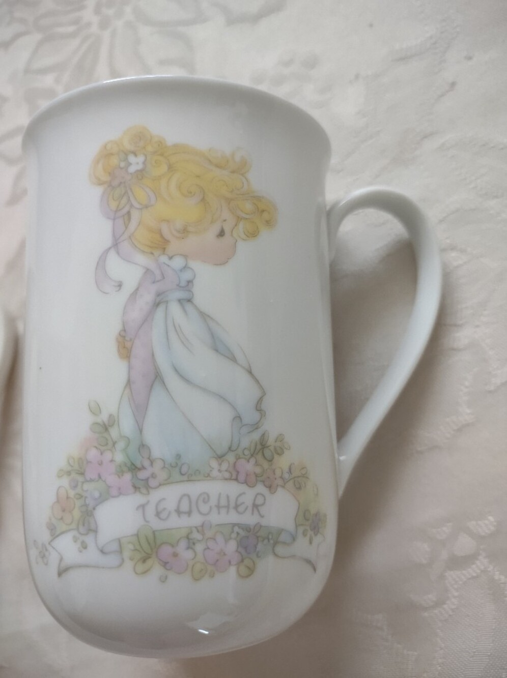 Samuel Butcher 1989 Teacher Precious Moments Cup